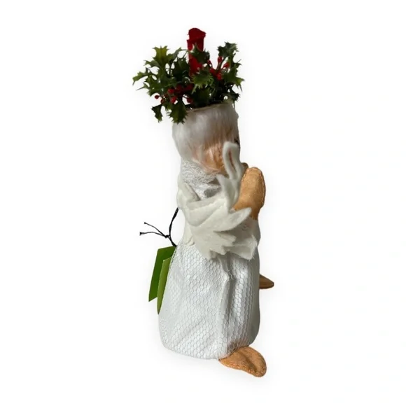 Vintage 1961 Annalee‎ 8” Angel Holly Wreath Halo with Tag - Picture 5 of 12